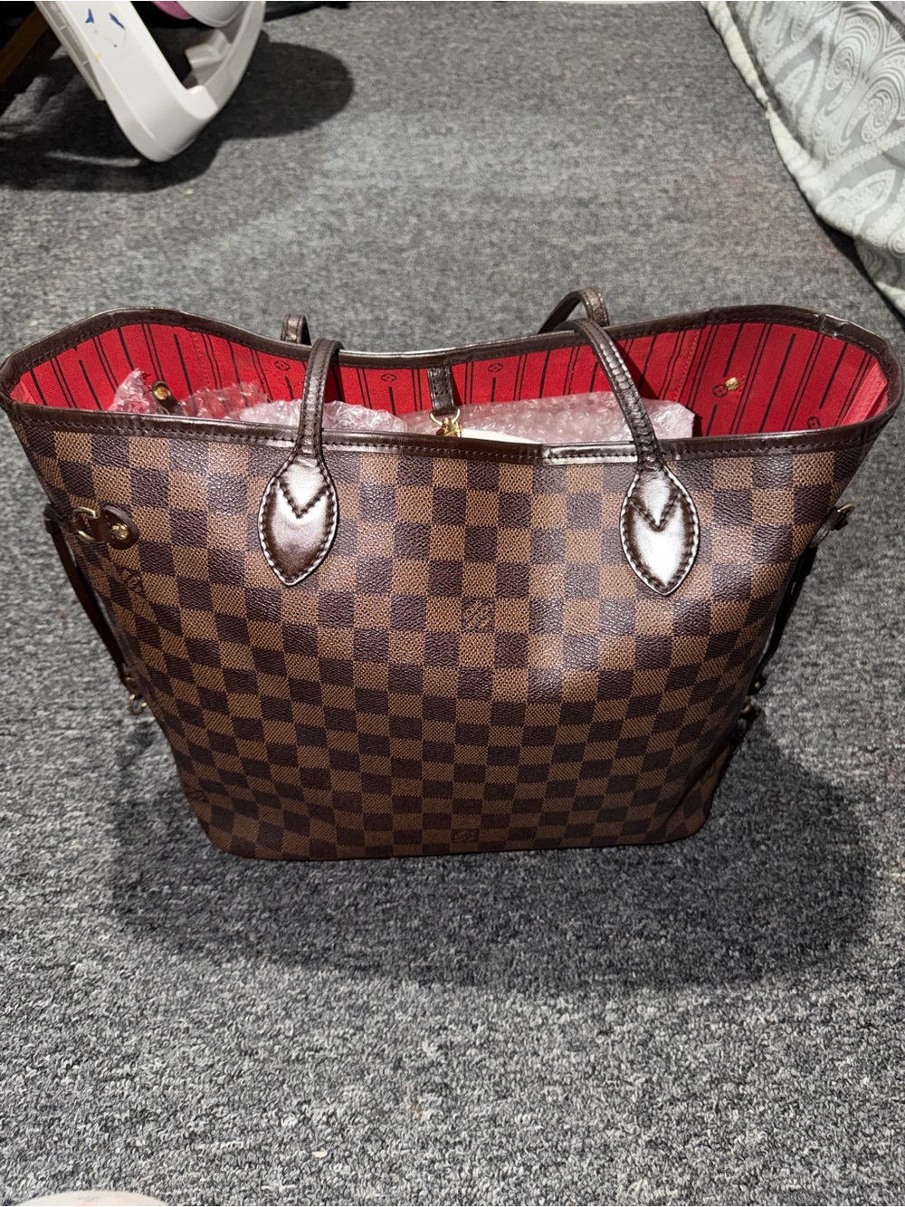Pre-owned Louis Vuitton Neverfull MM
